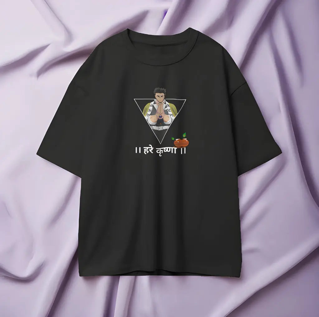DIVINE KRISHNA MAHA MANTRA T-SHIRT🕉️ CASH ON DELIVERY AVAILABLE