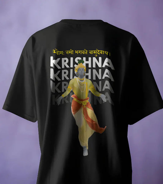 DIVINE KRISHNA MAHA MANTRA T-SHIRT🕉️ CASH ON DELIVERY AVAILABLE