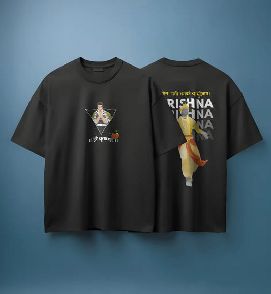 DIVINE KRISHNA MAHA MANTRA T-SHIRT🕉️                                     CASH ON DELIVERY AVAILABLE