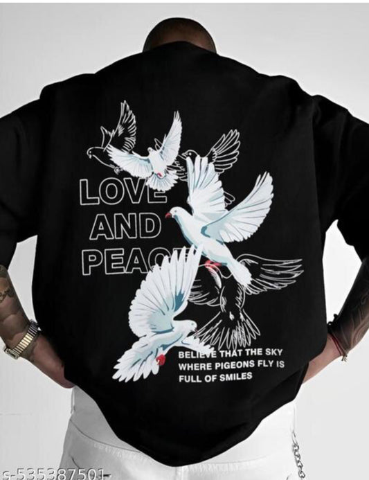 ✅ Peaceful Flight Oversized Tee 🕊️ | Love & Freedom in Every Threa