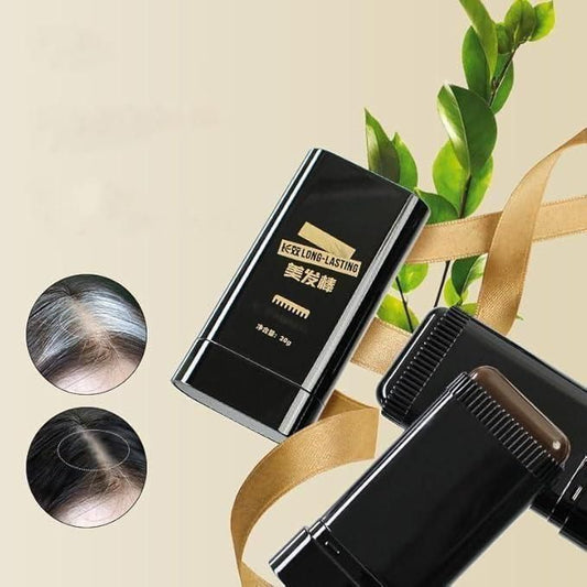 Covering White Hair is Simple and Convenient 200gm - Black Pack of 2