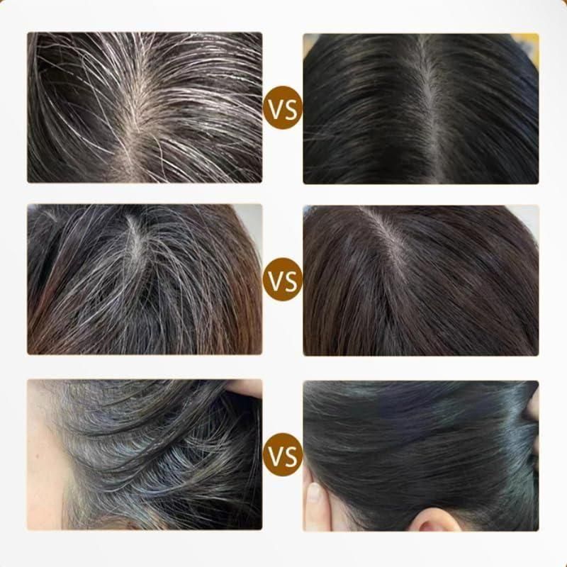 Covering White Hair is Simple and Convenient 200gm - Black Pack of 2