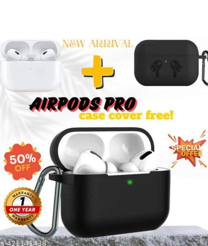 🎧 Premium AirPods Pro with FREE Protective Case Cover – 50% OFF + 1-Year Warranty 🔒
