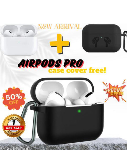 🎧 Premium AirPods Pro with FREE Protective Case Cover – 50% OFF + 1-Year Warranty 🔒
