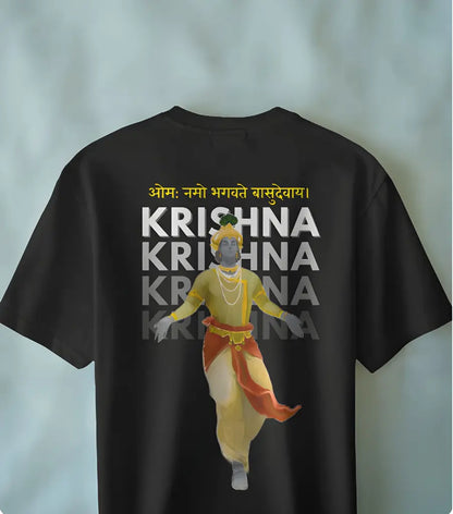 DIVINE KRISHNA MAHA MANTRA T-SHIRT🕉️                                     CASH ON DELIVERY AVAILABLE