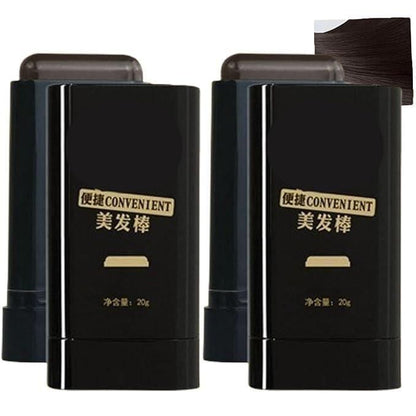 Covering White Hair is Simple and Convenient 200gm - Black Pack of 2